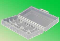 Schutzbox für 2 x 18650 Akkus