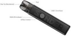 Sonder Q3 GeekVape E-Zigaretten Set 30W 1750mAh Zugautomatik 3,0ml 113,4 x 24,5 mm