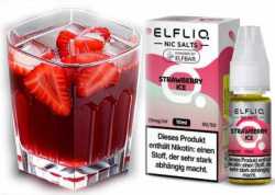 Strawberry Ice Erdbeeren Frische ELFLIQ Elfbar Nikotinsalz Liquid 10ml
