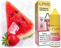 Strawberry Watermelon Erdbeeren Wassermelone  Frische Nikotinsalz Linvo Liquid 20mg Nikotin 10ml