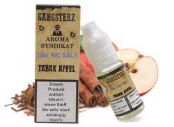 Tabak Apfel Gangsterz Nikotinsalz Liquid 10ml