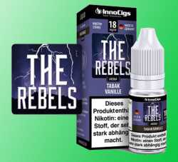 Tabak Vanille The Rebels Innocigs 10ml Liquid Flüssigkeit