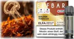 Golden Tobacco Tabak Elfa Pod 2 Stück Elfbar 20mg