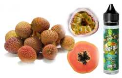 Tropika Litschi Papaya Passionsfrucht Twelve Monkeys Liquid Aroma 10ml in 60ml