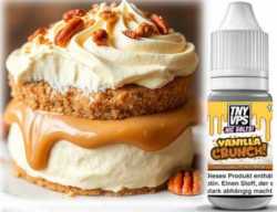 Vanilla Crunch Butterscotch Erdnussbutter Pekannuss Vanille Creme TNYVPS Nikotinsalz Liquid 10ml 18mg