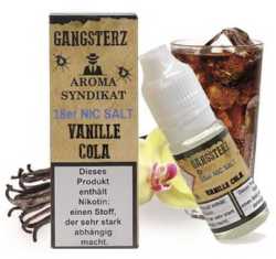 Vanille Cola Nikotinsalz Liquid Vanilla Cola Gangsterz 10ml