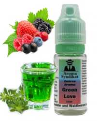 Green Love (Waldbeeren mit Waldmeister) Aroma 10ml von Syndikat Aroma 5 bis 10%