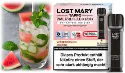 Watermelon Mojito Wassermelone Minze Lost Mary Tappo Pod 2 Stück