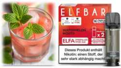 Watermelon Mojito Cocktail Wassermelone Minze Elfa Pod 2 Stück Elfbar 20mg