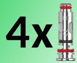 4 x Whirl S Coils 0,8 Ohm MTL Uwell Mesh