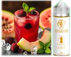 (Brombeeren, Melone, Granatapfel und Frische) Liquid Dampflion White Queen Aroma 10ml Checkmate 10 in 120ml