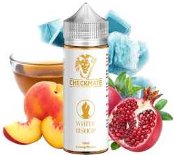(Pfirsich, Granatapfel, Grüner Tee und Koolada) Liquid Dampflion White Bishop Aroma 10ml Checkmate Shake & Vape