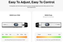 XROS 5 Kit Pod E-Zigarette Zugautomatik Vaporesso 1500mAh 120,8x24,5x14,5mm 30 Watt 3ml