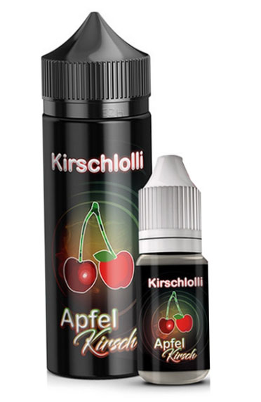Apfel Kirsch Kirschlolli Liquid Aroma 10ml / 120ml (Kirschen Lolli mit ...