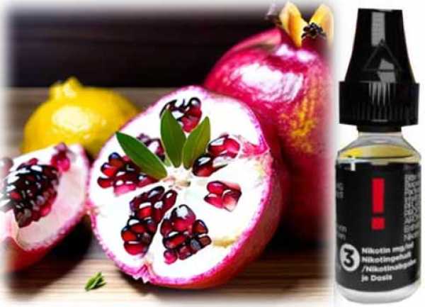 ! Must Have Zitrone Granatapfel Liquid 10ml normales Nikotin - Kopie
