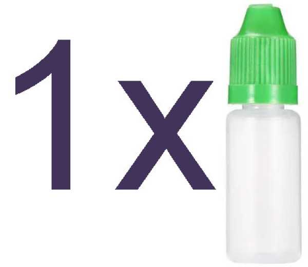 1 x 10 ml Fläschchen leer mit Kindersicherung
