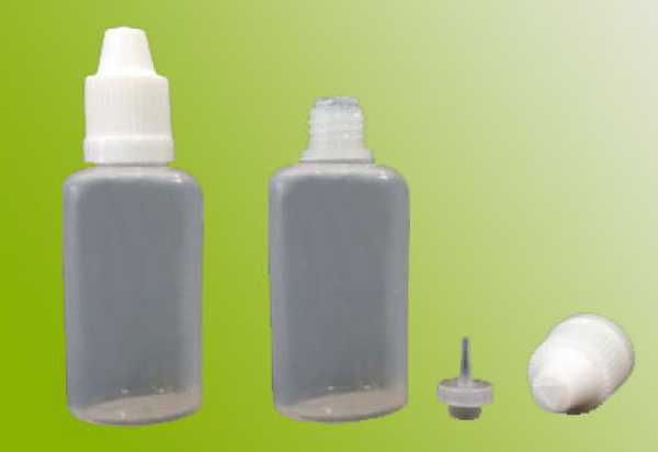 30 ml Fläschchen für Liquid mit Kindersicherung