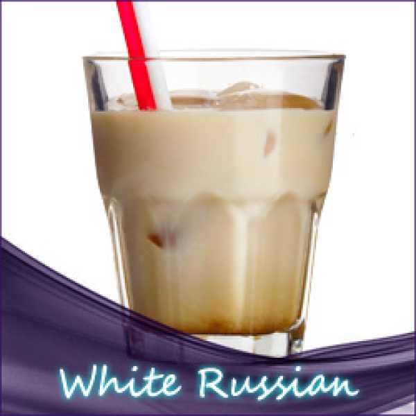 White Russian Liquid 10ml ist ein cremiger White Russian aus Kaffee und Sahne