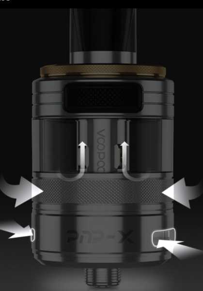 PnP X Pod Verdampfer VooPoo 24mm 5,0ml Magnet-Verschluss