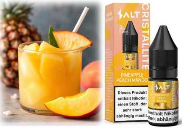 Pineapple Peach Mango Ananas Pfirsich Mango Salt Cristallite Nikotinsalz Liquid 10ml