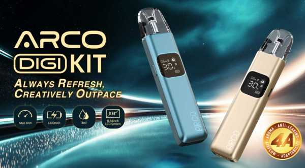 Arco Digi Kit E-Zigarette 30W Smok 1300mAh 3,0ml 118x24,4x14mm