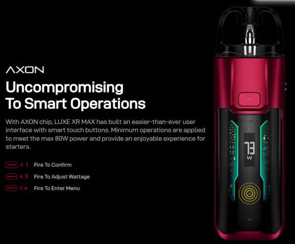 Luxe XR Max Pod Vaporesso 2800mAh bis-zu 80Watt
