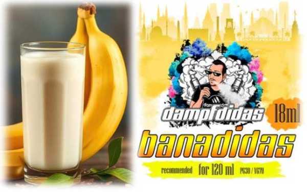 Milchshake + Bananen 18ml Liquid Aroma in 120ml Banadidas