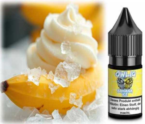 Banana Ice Banane Menthol OWL Nikotinsalz Liquid 10ml