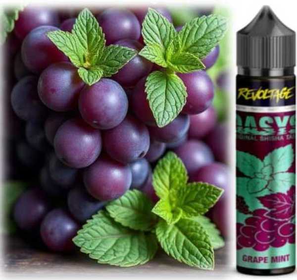 Grape Mint Minze Trauben Frische Revoltage Rocks Oasys Aroma 8ml in 60ml