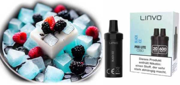 Black Ice Brombeere Frische Linvo Pod Lite 20mg/ml 2 St.