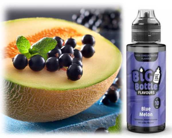 Blue Melon Melone schwarze Johannisbeere  Big Bottle 10ml Liquid Aroma in 120 ml Flasche