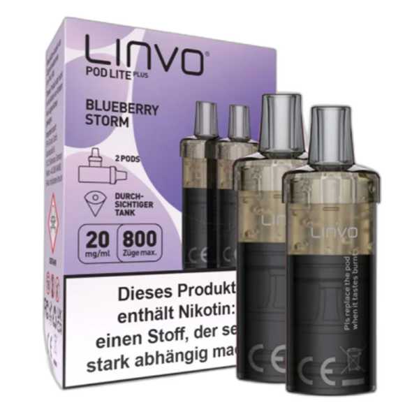 Blueberry Storm Energy Blaubeere Linvo Pod Lite Plus 20mg/ml 2 St.