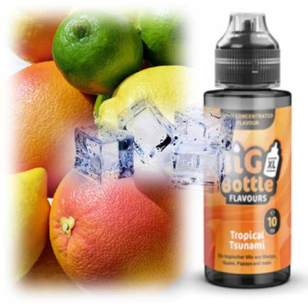 Tropical Tsunami Big Bottle  Eis  10ml Liquid Aroma in 120 ml Flasche