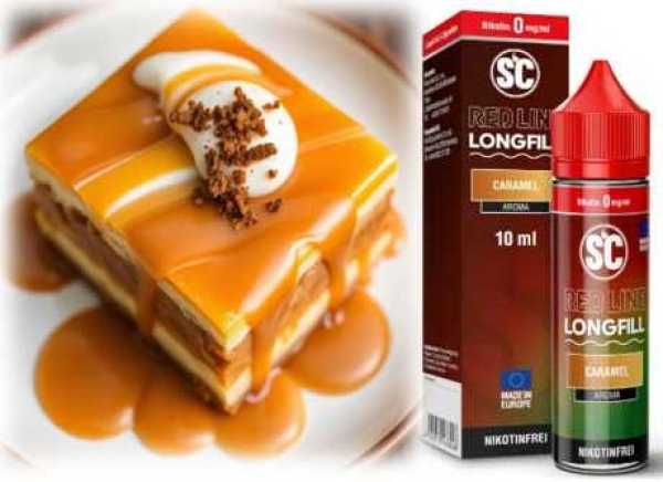Caramel Karamell Frische SC Red Line Longfill 10-in-60ml