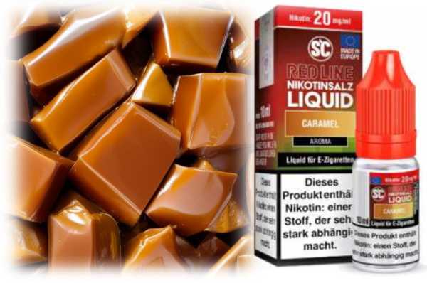 Caramel Red Line Nikotinsalz SC Karamell Liquid 10ml