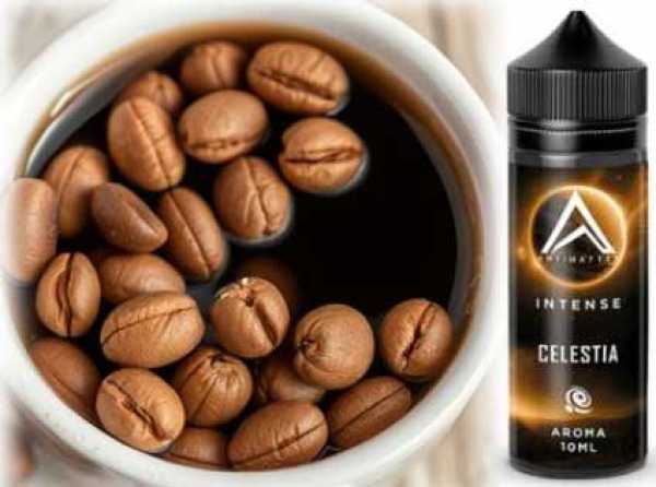 Celestia Haselnuss Kaffee Antimatter Aroma 10ml in 120ml Flasche