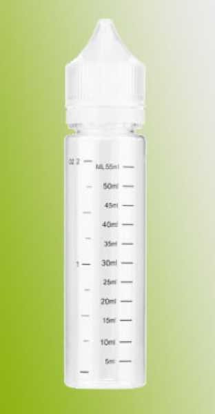 Chubby Messflasche 25ml, 55ml, 110ml Liquidflasche mit Scala