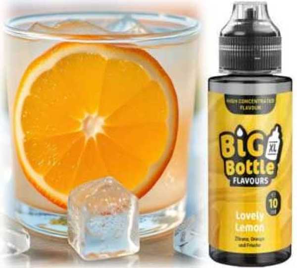 Lovely Lemon Zitrone Orange Frische Big Bottle 10ml Liquid Aroma in 120 ml Flasche