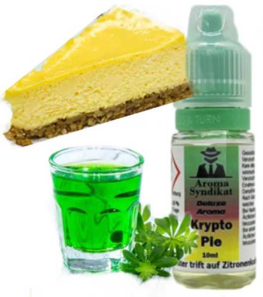 Krypto Pie Zitronenkuchen Waldmeister Aroma 10ml von Syndikat Aroma 5 bis 10%