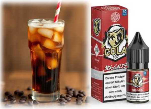 Cola 187 Cola Karamell Nikotinsalz Liquid 10ml