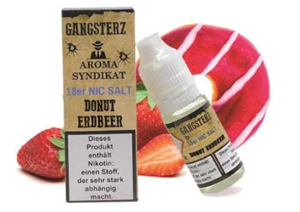 Donut Erdbeere Gangsterz 10ml Nikotinsalz Liquid