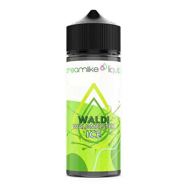 Waldi Ice Waldmeister Menthol Dreamlike Liquids Shake and Vape, Aroma 10ml in 120ml Flasche