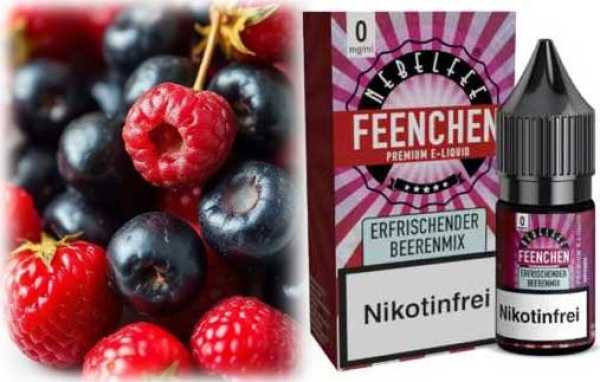 Erfrischender Beerenmix 10ml Nebelfee Nikotinsalz Liquid 10mg/ml 20mg/ml nikotinfrei