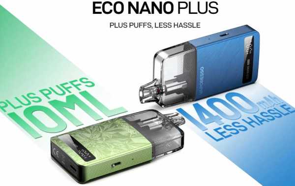 ECO Nano Plus Kit Zugautomatik Vaporesso 1400mAh 10,0ml