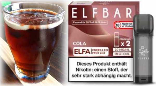 Cola Elfa Pod 2 Stück Elfbar 20mg