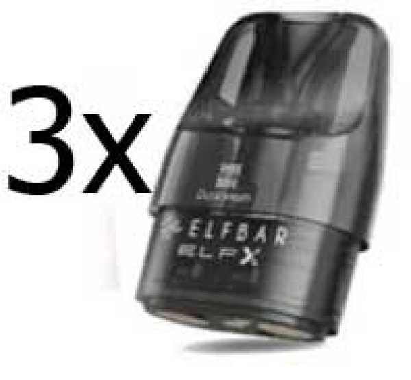 3 x Elfx Pod V2.0 2ml 0,6Ohm 0,8Ohm Elfbar