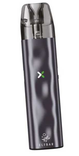Elfx Mini Kit Elfbar Pod E-Zigarette 30W 1000mAh 2ml Zugautomatik 106 x 25,5 x 15,8mm
