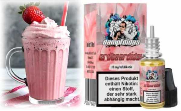 Erdbeerdidas Erdbeeren Milchshake Dampfdidas Nikotinsalz 10ml