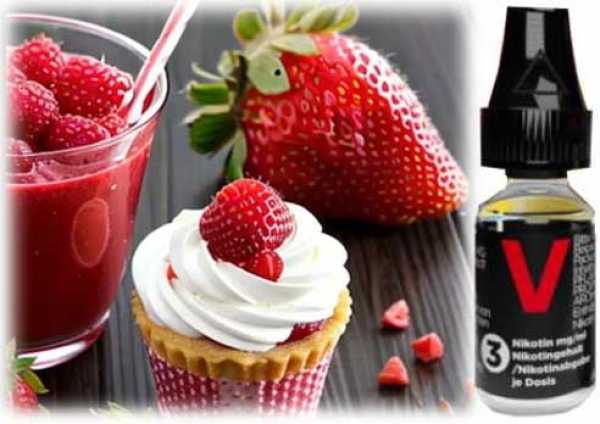 V Must Have Erdbeeren Himbeeren Ice Liquid 10ml normales Nikotin