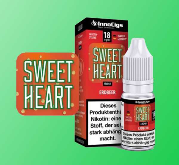 Erdbeeren Sahne Pretty Sweet Heart Innocigs 10ml Liquid Flüssigkeit